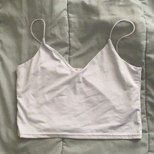 White crop top